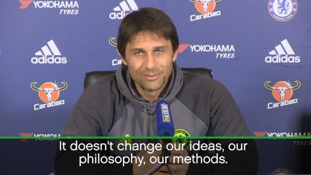 Chelsea boss Conte remains composed despite setback