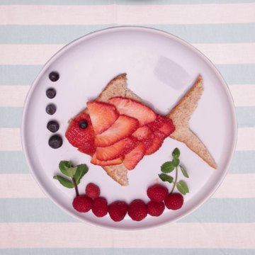 Petits poissons aux fruits rouges : trop bon !