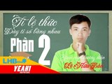 Giải bài tập đại số 7 | tỉ lệ thức dãy tỉ số bằng nhau phần 2 - lhb online schools - online courses