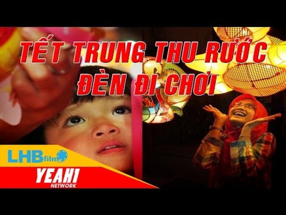 Múa lân | rước đèn trung thu | tết trung thu rước đèn đi chơi ở ngã ba tình, Ka Đô, Đơn Dương
