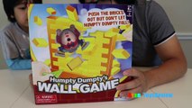 Humpty Dumpty Wall Game for kids! Family Fun Game Night Egg Surprise Disney Toys