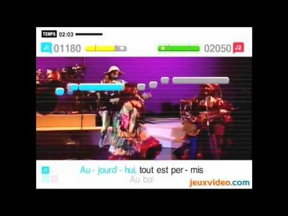 Gaming Live inédit - Singstar - bal masqué - Franck et Jihem