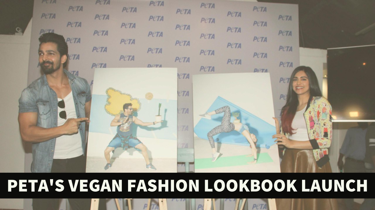 Harshvardhan Rane And Adah Sharma At PETA India's First Vegan Fashion Lookbook Launch
