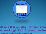 Call @ 1-888-451-4815 Hotmail account not working? Call Hotmail technical support helpdesk number
