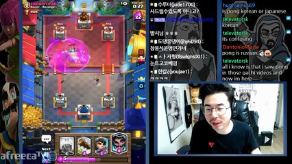 갓 전설카드 "일렉트로 마법사" 최고레벨 달성!! 트로피전 달려볼까?! Clash Royale - 클래시로얄 [PongTV]