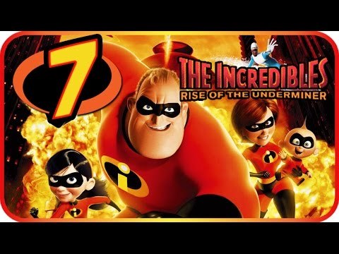 The Incredibles Rise of the Underminer Walkthrough Part 7 (PS2, Gamecube, XBOX, PC) Mission 7