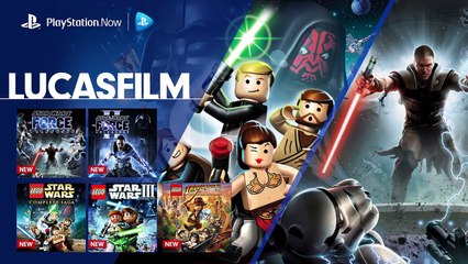 Star Wars et Lucasfilm sur le PlayStation Now PS4