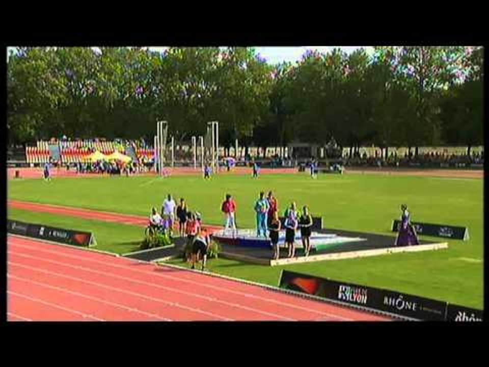 Athletics-women's discus throw F35/36 Medal Ceremony-2013 IPC Athletics World Championships, Lyon