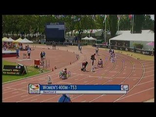 Athletics - Women's 400m T53 semifinal 2 - 2013 IPC Athletics WorldChampionships, Lyon