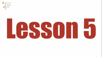 Learn English For Kids - Course 01 - Level Easy - Lesson 05