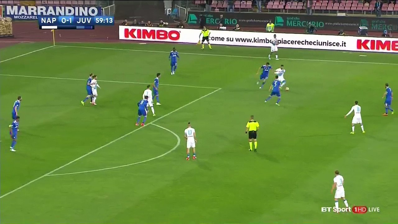 Napoli-Juventus 1-1 | Serie A 02/04/2017 | Gol del paeggio di Hamsik