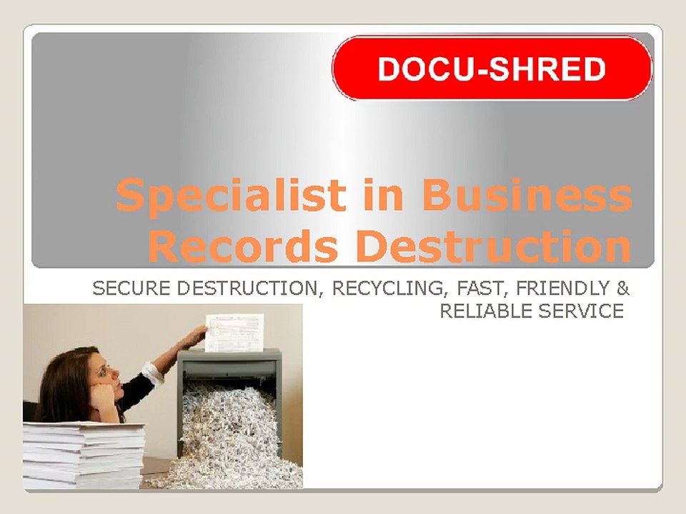 Archive Box Shredding Perth | Document Shredding Bins Perth | Docushred