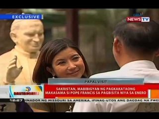 Download Video: Sakristan, mabibigyan ng pagkakataong makasama si Pope Francis sa pagbisita niya sa Enero