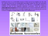 Online Shopping For Bathroom Accessories