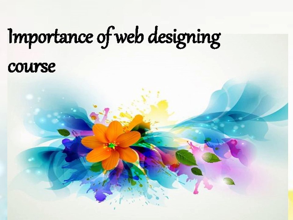web designing  course bangalore