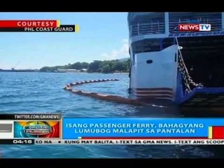 BP: Passenger ferry, bahagyang lumubog malapit sa pantalan sa Camiguin