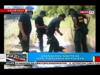 Granadang nakita sa ilog sa Manaoag, Pangasinan, pinasabog ng pulisya