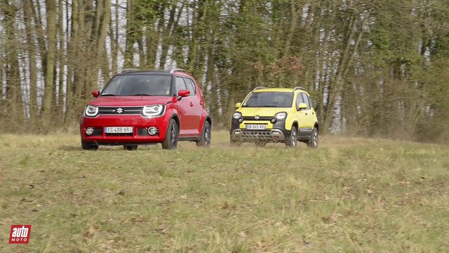 Fiat Panda 4x4 Cross vs Suzuki Ignis Allgrip [COMPARATIF] : ivres de la jungles