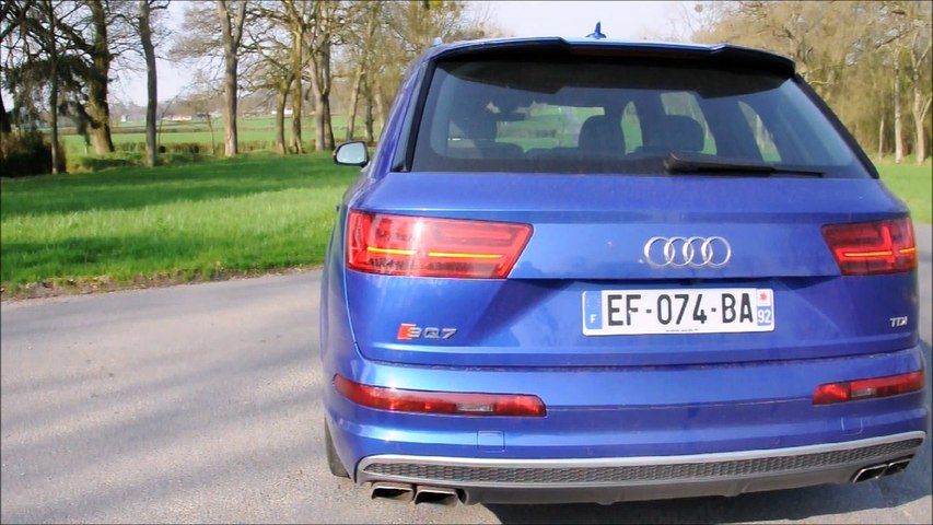 Essai Audi SQ7 TDI V8T Biturbo - accélération,...