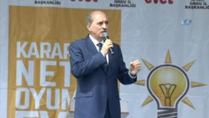 Başbakan Yardımcısı Numan Kurtulmuş, Ünye Mitinginde Konuştu