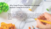 Amazon Products Descriptions Increase Amazon Seller Performance