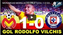 MONARCAS MORELIA VS CRUZ AZUL 1-0 GOL RODOLFO VILCHIS SEMIFINAL COPA MX 2017