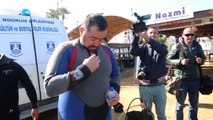 Bodrum Ata Demirer Dalgıç Kıyafeti Giyip Denizden Çöp Topladı