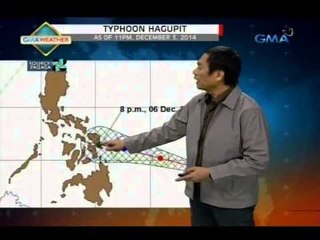Saksi: Bagyong Hagupit, papasok na ng PAR