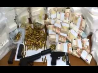 Guidonia (RM) - Cocaina, pistole e proiettili: arrestato trafficante albanese (05.04.17)