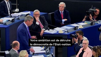 Brexit : passe d'armes au Parlement européen