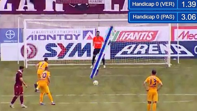Pablo Mazza GOAL HD - AEL Larissa	0-2 Asteras Tripolis 05.04.2017