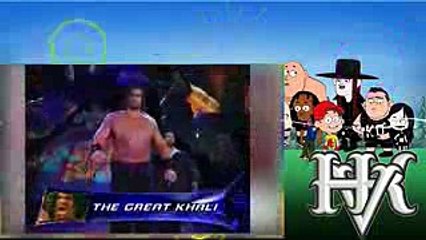 WWE The Great Khali vs Rey Mysterio - What a Match - The Great Khali Destroy Rey Mysterio