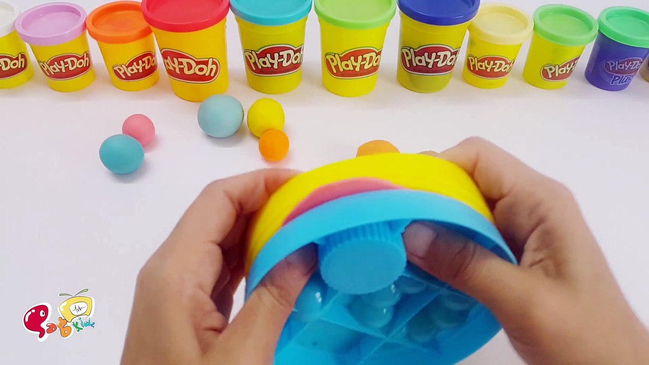 DIY How to Make Play Doh Cake Party Learn Colors Creative For Kids