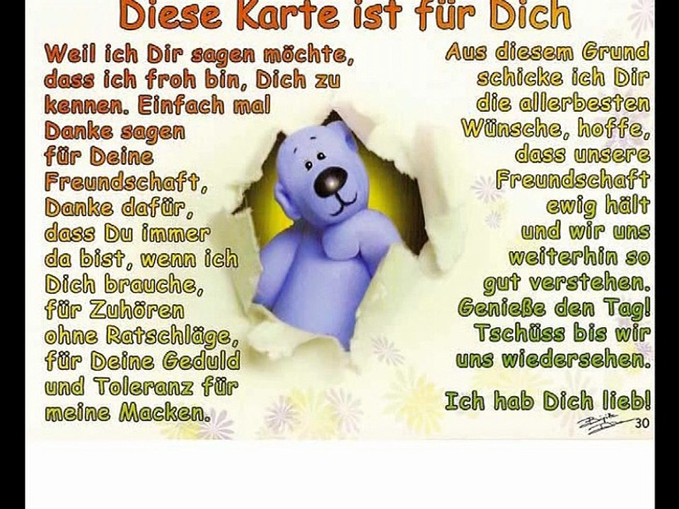 Für dich mein Schatz... Kopf hoch !!!!