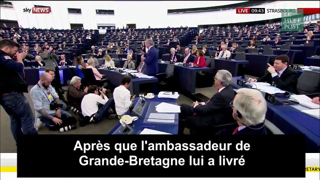 Mafia Gangster , Nigel Farage n'a plus pesé ses mots quand le parlement s'est montré ferme pendant les négociations