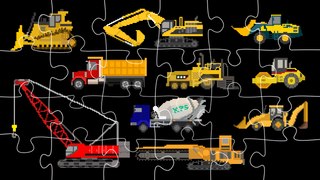 Construction Vehicles Jigsaw Puzzle - Trucks & Heavy Equipment - The Kids' Picture Show