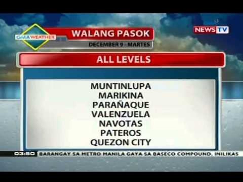 NTVL: Class suspension update