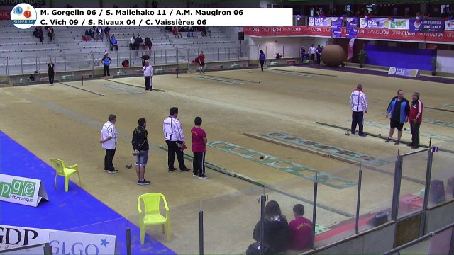 Premier passage tir de précision féminin, Sport Boules, France Tirs, Dardilly 2017