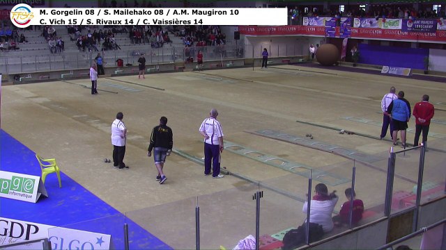 Second passage tir de précision féminin, Sport Boules, France Tirs, Dardilly 2017