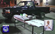 Con placas adulteradas recuperan camioneta robada