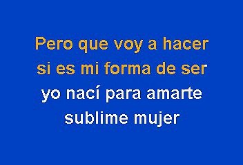 Luis Vargas - Sublime Mujer (Karaoke)