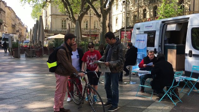 La Provence en Campagne(s) sur la place de l'Horloge à Avignon