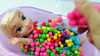 Disney Frozen Elsa Baby Doll Bath Time Learn Colors Disney Princess Surprise