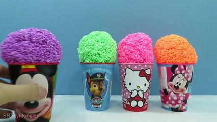 Foam Surprise Cups Mickey Mouse Paw Patrol Hello Kitty Minie Mouse