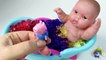 Fun Baby Doll Bath Time Surprises Jelly baff pretend play for kids Children