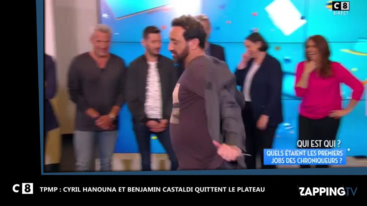 Cyril Hanouna – TPMP : agacés par une candidate, Cyril Hanouna et Benjamin Castaldi quittent le plateau (vidéo)
