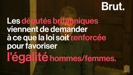 Les députés britanniques débattent de l'égalité homme/femme au travail