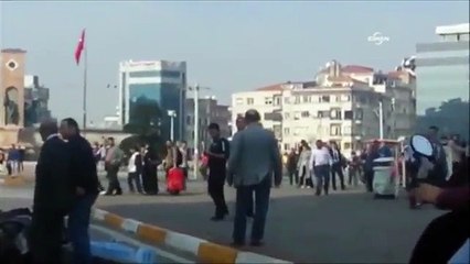 Rottweiler interposed to stop a fight in the street