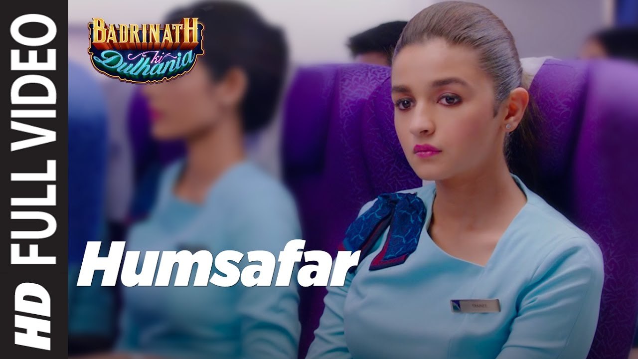 Humsafar (Full Video Song) Female Version | Varun & Alia Bhatt | Akhil Sachdeva | "Badrinath Ki Dulhania"