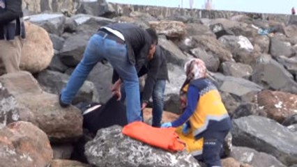 Tekirdağ'da Bir Kişi Kayalıklara Düşüp Ağır Yaralandı